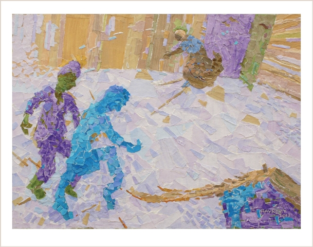 גמדים מוצאים בית קטן - קולאז'